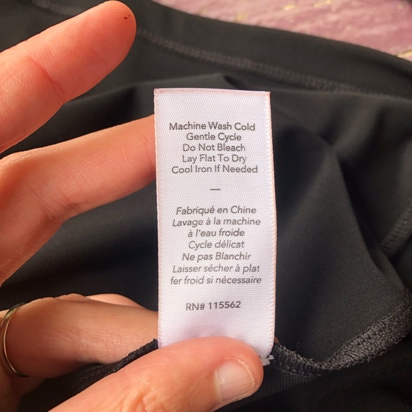 Elizabeth and James Charlene Dress Black Bodycon Mesh Panels Long Sleeve 4 - Picture 16 of 16